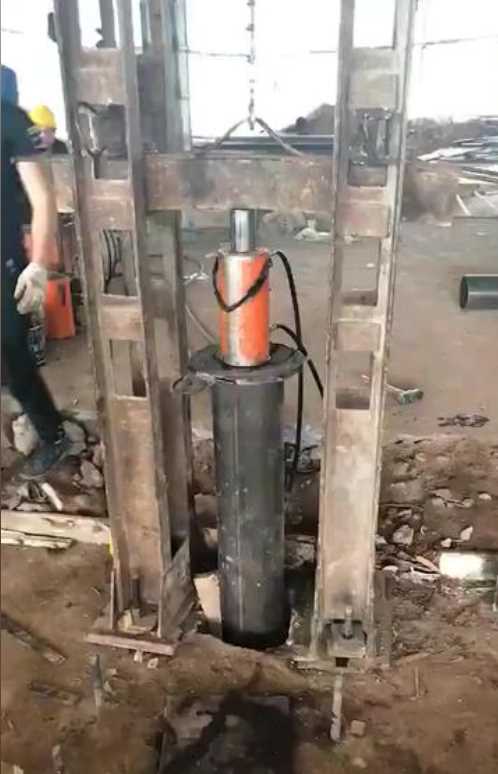 邢台临城县钢管桩加固